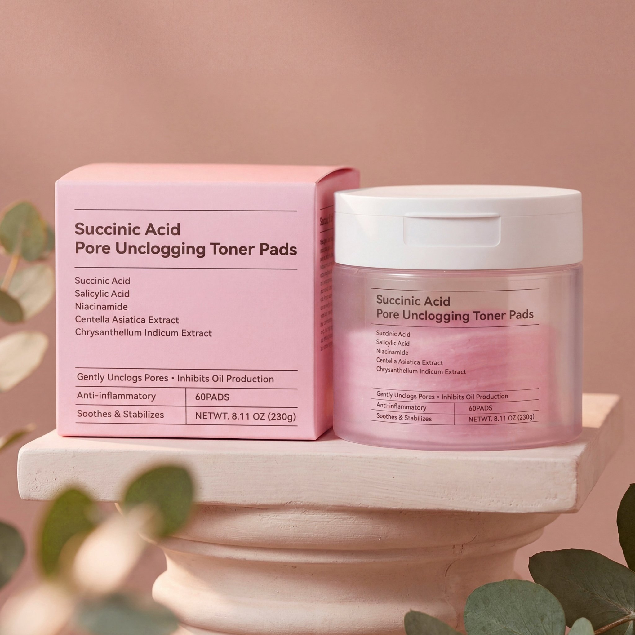 Succinic Acid Cleansing Pads - 11